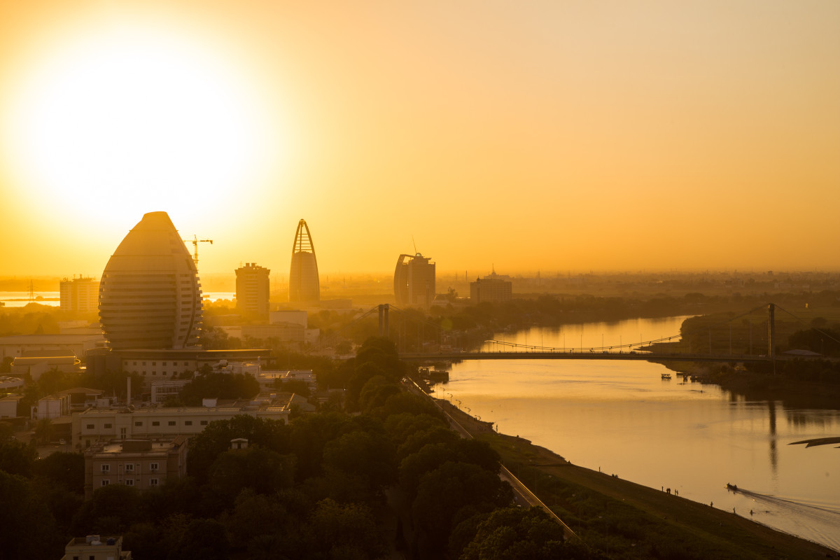 Coleago's insider review of the 2023 Sudan spectrum auction - sunset over Khartoum